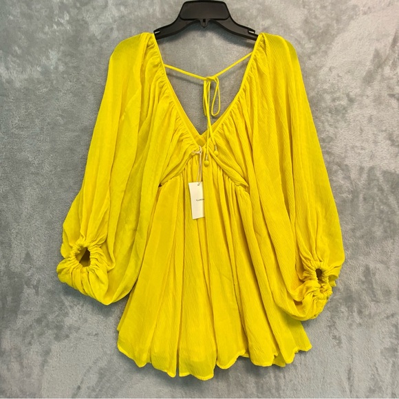 TULAROSA Nola Dress in Vibrant Yellow Size XXS from REVOLVE - Picture 7 of 7